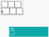 Key selection animation