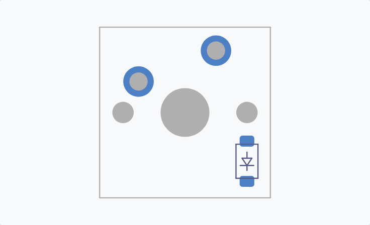 PCB footprints preview