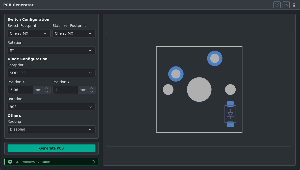 PCB generator panel